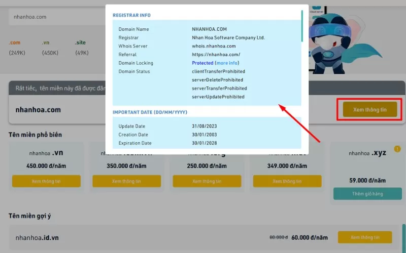 Kiểm tra tên miền